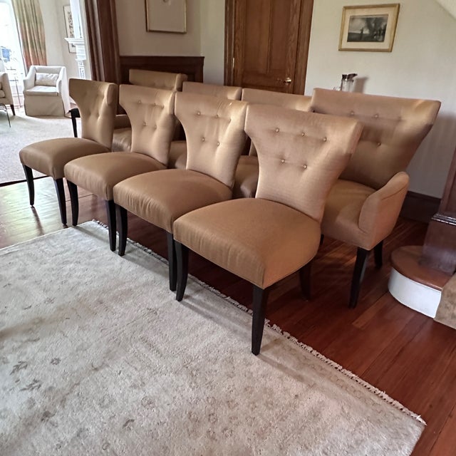 2010s Set of 12 Lewis Mittman Metropolitan Dining Chairs For Sale - Image 5 of 9