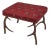 Highland Claret Antler Stool For Sale
