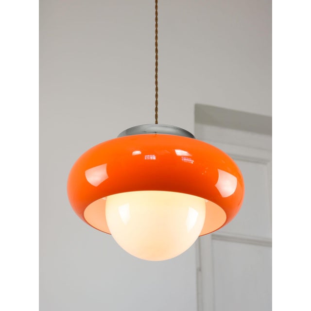 Space Age Orange Best Pendant from Guzzini, 1970s For Sale - Image 17 of 17