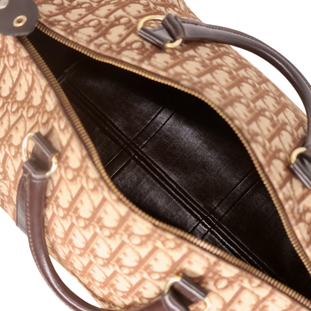 Christian Dior Brown "Weekender" Bag, 1999. For Sale - Image 12 of 18