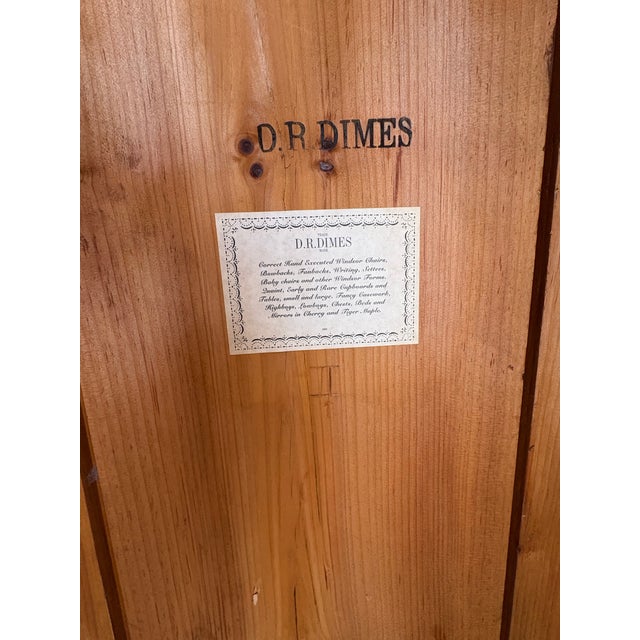 Estate Dr Dimes Tiger Maple Console Cupboard For Sale - Image 10 of 11