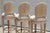 1980s Vintage Italian Hollywood Regency Grotto Shell-Back Swivel Bar Stools - Set of 3 For Sale - Image 12 of 18