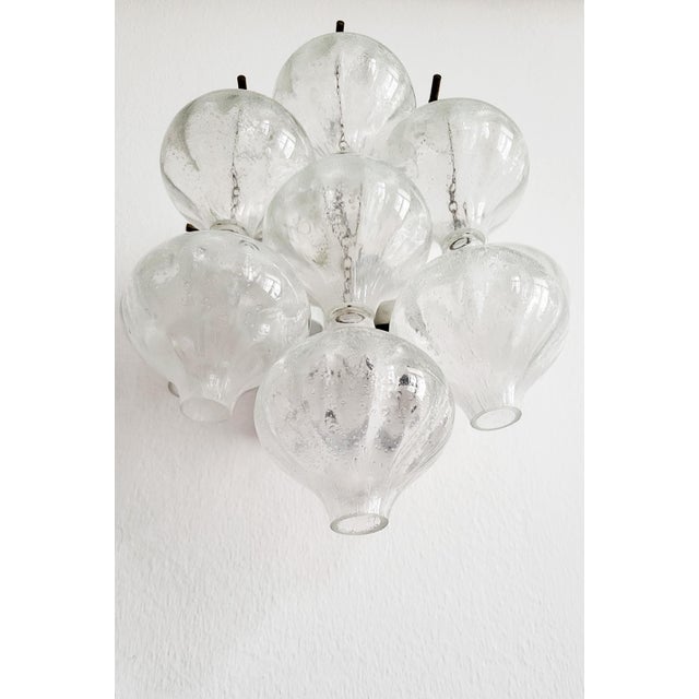 Mid-Century Modern Vintage Tulipan Flush Mount from J. T. Kalmar, 1960s For Sale - Image 3 of 9
