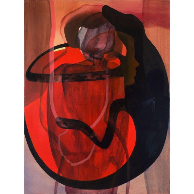 Lena Pawlik, the Snake. The Unexpressed, 2026, Canvas & Acrylic For Sale - Image 3 of 5