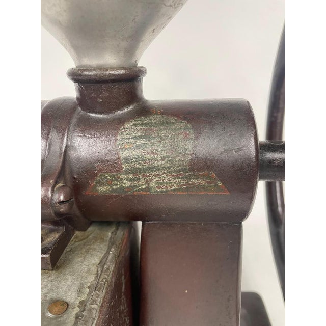Antique Flywheel Coffee Grinder, 1890s For Sale - Image 14 of 16