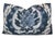Designer Indigo Blue & White Schumacher Linen Pillow Including the Feather/Down Insert For Sale In Los Angeles - Image 6 of 6