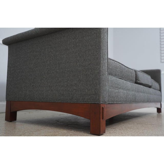 Stickley Arts & Crafts Cherry Upholstered Sofa For Sale - Image 14 of 18