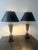 Pair of Green Bronze Urn Lamps With Patinated Finish. For Sale In Dallas - Image 6 of 12