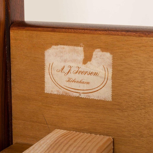 Mid-Century Danish Rosewood Daybed by A. J. Iversen, 1960s For Sale - Image 13 of 14