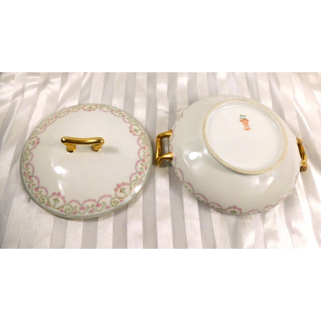 Late 18th Century Antique Elite Limoges Covered Round Casserole Dish For Sale - Image 5 of 6