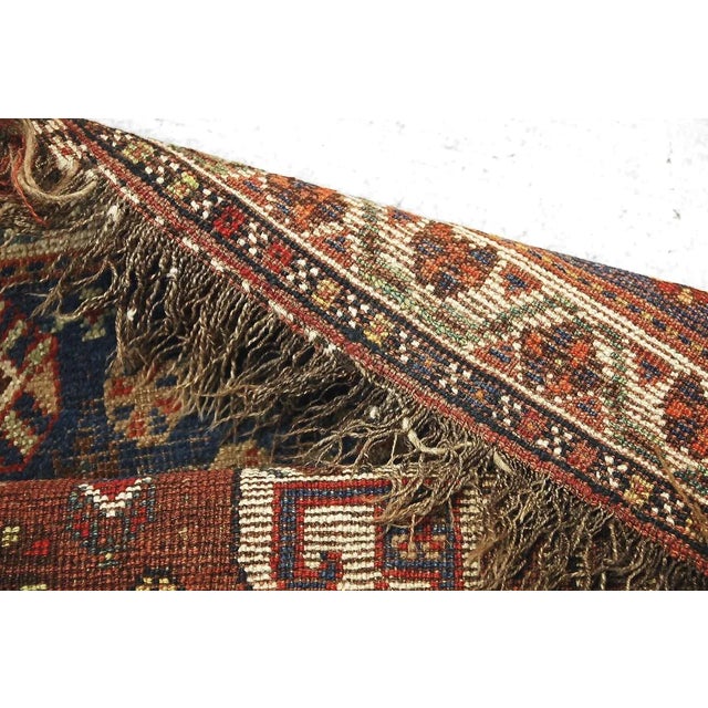 Antique Middle Eastern Hand-Woven Rug, 1880s For Sale - Image 14 of 18