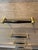 1940s United Furniture Blonde Mahogany Dresser 1940s Five Drawer Chest Black Lucite Hardware For Sale - Image 9 of 10