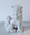 Mid 20th Century Vintage White Ceramic Foo Dog Figure For Sale - Image 5 of 9