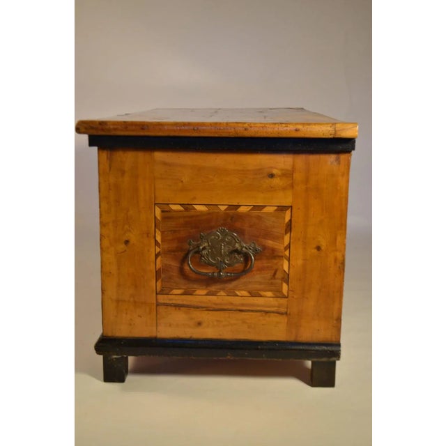 Mid 19th Century Coffer in Marqueterie For Sale - Image 5 of 6