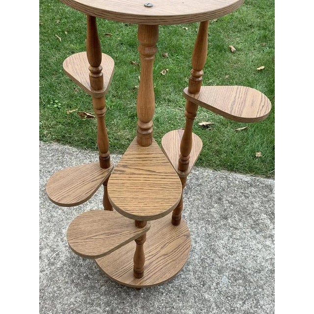 Mid-Century Modern Vintage Plant Stands, Hungary, 1960s For Sale - Image 3 of 7