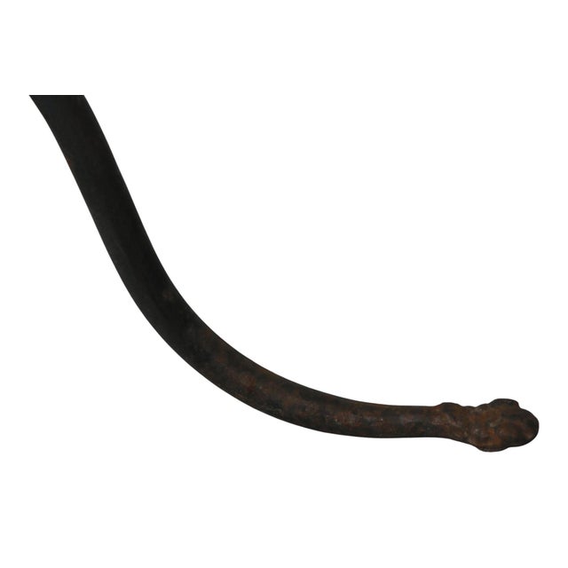 Black Renaissance Revival Wrought Iron Floor Candelabra, a Pair For Sale - Image 8 of 8