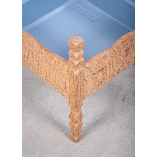 Wood Oak Planter Stand by Henning Kjærnulf, Denmark, 1960s For Sale - Image 7 of 9