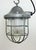 Gray Industrial Grey Bunker Cage Light from Polam Gdansk, 1970s For Sale - Image 8 of 18