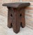 Original French stool from the early 20th century. Made with oak wood. It maintains its signs of wear and tear from the...
