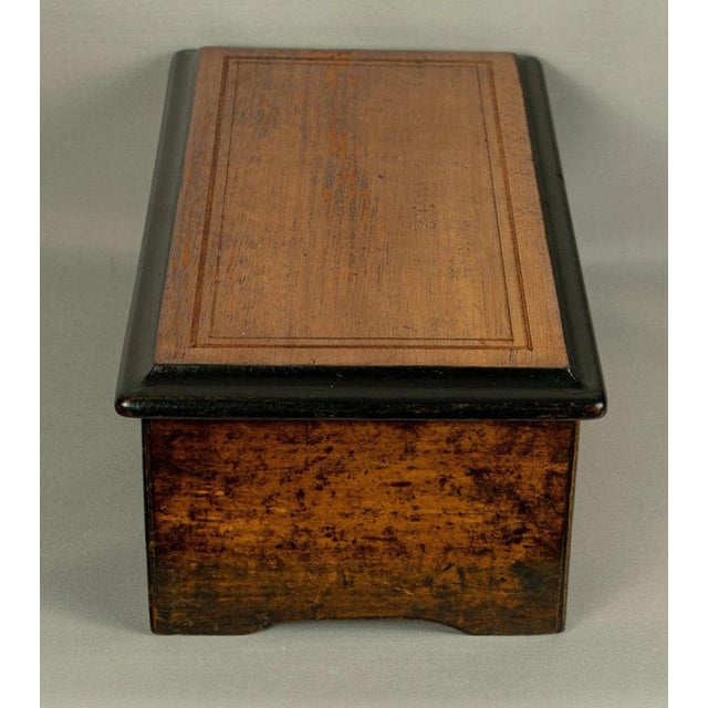 Antique Swiss Four-Air Mandoline Music Box with Zither Attachment, 1890 For Sale - Image 4 of 7