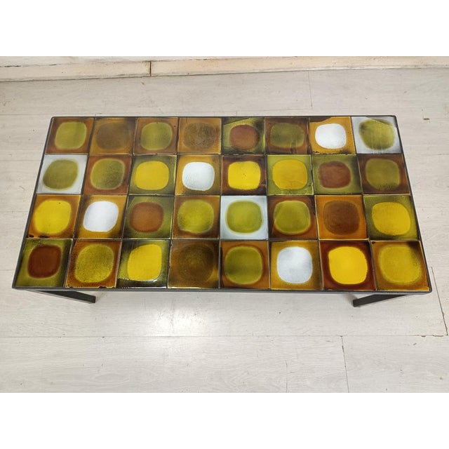 Ceramic Planet Coffee Table by Roger Capron, 1970s, in Good conditions. Designed 1970 to 1979 I have official proof of...