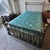 Antique French 1890’s Cast Iron and Brass Full Size Bed Frame For Sale In Philadelphia - Image 6 of 14