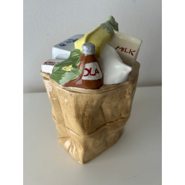 Vintage Lidded Ceramic Kitchen Container-1976 For Sale In Miami - Image 6 of 12
