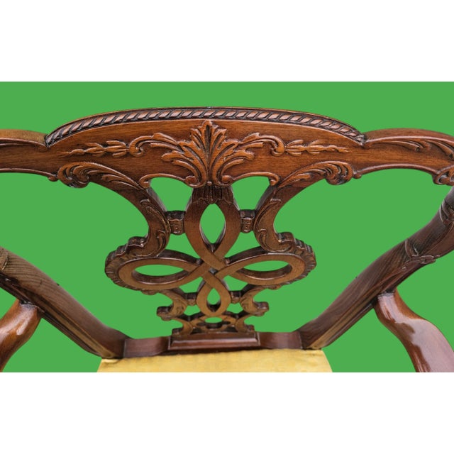 Antique 19th Century Georgian Style Armchair For Sale - Image 4 of 7