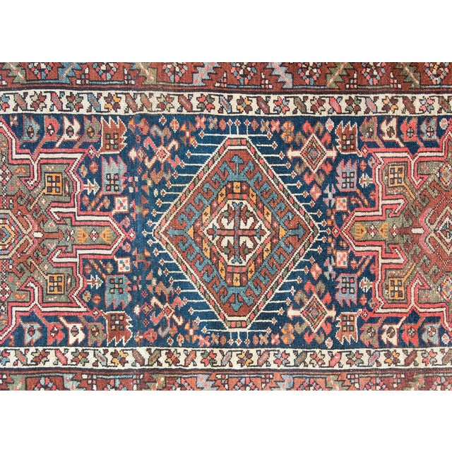 Early 20th Century Persian Heriz Rug For Sale - Image 4 of 18