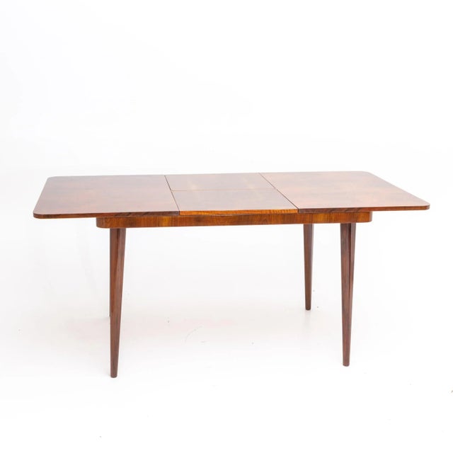 Extendable Dining Table by Jindrich Halabala for Up Zavody, Czechoslovakia, 1950s For Sale - Image 6 of 10