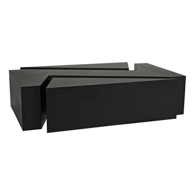 NOIR Element Coffee Table, Black Iron For Sale