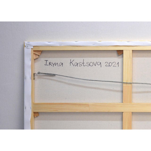 Purple Expression 9.Original Modern Hand Painting For Sale - Image 8 of 12