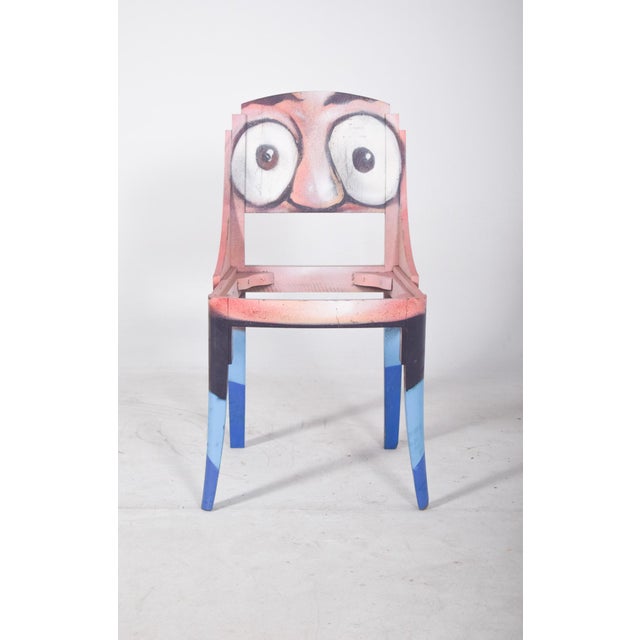 Portuguese Urban Art Chair by Francisco Camilo, 1950s For Sale - Image 6 of 8