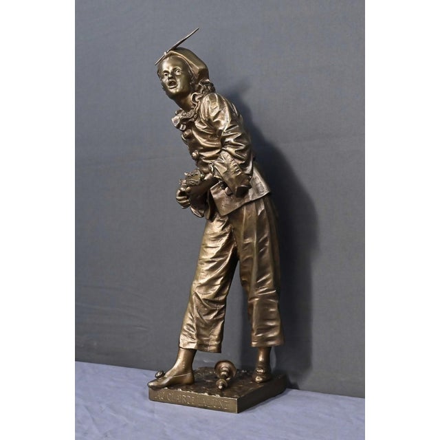 Bouret, By the Light of the Moon, Late 19th Century, Bronze For Sale - Image 3 of 18