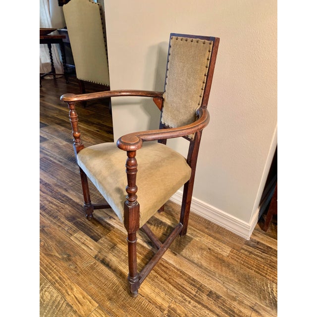 Found in the South of France, this 19th Century French Armchair was crafted from walnut in the mid 1800's. Presented as...