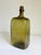 Vintage Olive Green Blown Glass Decanter Bottle For Sale In Sacramento - Image 6 of 7
