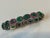 Approximately 8 Ct Oval Cut Emerald & Ruby & Sapphire Tennis Bracelet 14 Kt White Gold 25.6 Gm, 7.5 inch long Other people...