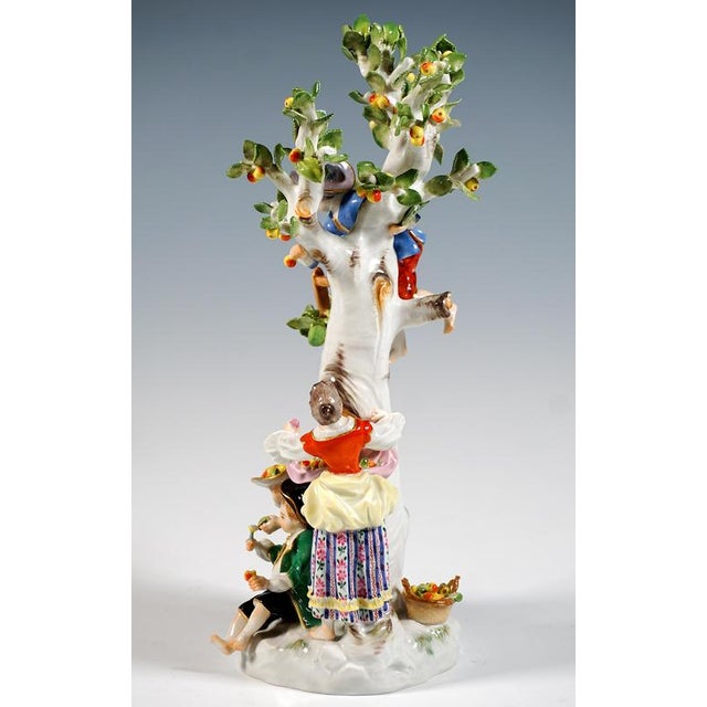2000 - 2009 Rococo Style Gardener Group by Kaendler for Meissen, 1900s For Sale - Image 5 of 10