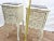 White Early 20th Century French Nightstands Bedside Chests Marble Top Shabby Chic Distressed Petite Size For Sale - Image 8 of 11