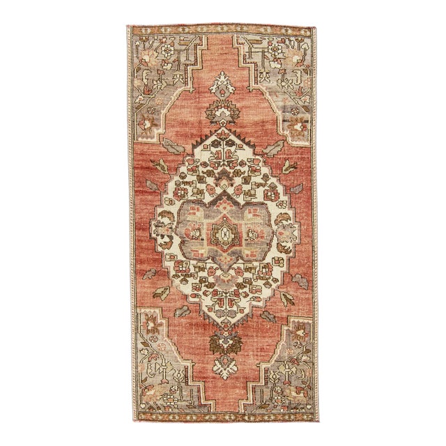 Turkish Vintage Rug 3'5" x 7'3" #21319 For Sale