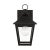 2020s Sean Lavin by Visual Comfort Studio Galena 1-Light Outdoor Extra Small Lantern Sconce in Textured Black For Sale - Image 5 of 5