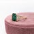 3Ct Emerald Ring With Earth Mined Diamonds: Solid 14k Gold, Emerald Cut 10x8mm, Size 6.75 For Sale In Columbus - Image 6 of 8