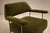 Brazilian Modern Pair of Armchairs in Aged Brass & Olive Green Mohair by Joaquim Tenreiro, 1950s For Sale - Image 13 of 17