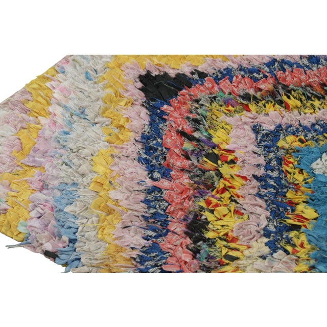 Vintage Moroccan Rug With Polychromatic Chevron Patterns, From Rug & Kilim For Sale In New York - Image 6 of 7