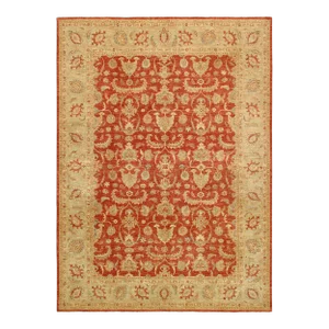 Pasargad Home Ferehan Lamb's Wool Area Rug, 8'10" X 11'11", Rust
