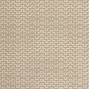 Schumacher Manhattan Fabric in Stone