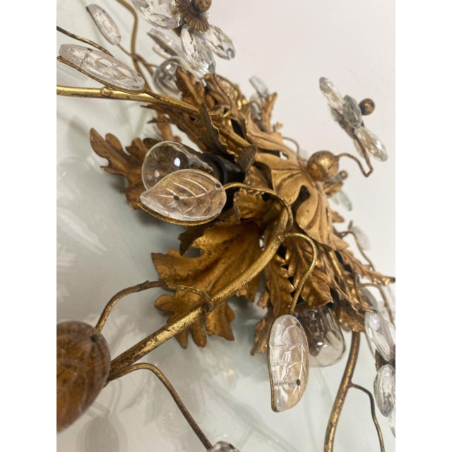 Florentine Flush Mount Ceiling Lamp from Banci Firenze, 1970s For Sale - Image 13 of 16