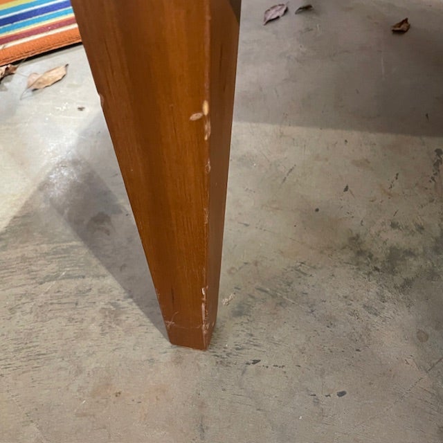 Vintage S. Bent & Bros Square Brown Wooden Coffee Table W/ Single Drawer For Sale - Image 11 of 14