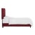 Transitional Margaux Bed in Berry Classic Velvet, King For Sale - Image 3 of 6