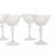 Vintage Regency Fidenza Crystal Champagne Glasses, 1980s, Set of 7 For Sale - Image 11 of 18